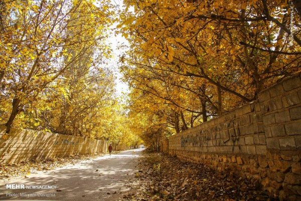 عکس آسمان پاییزی
