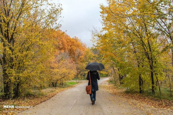 عکس آسمان پاییزی