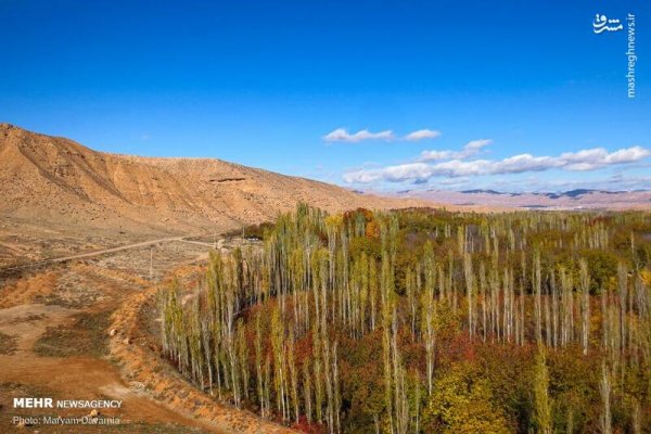 عکس آسمان پاییزی