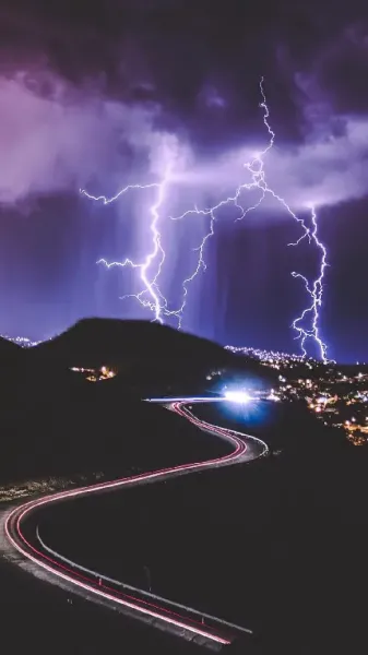  عکس رعد و برق وحشتناک