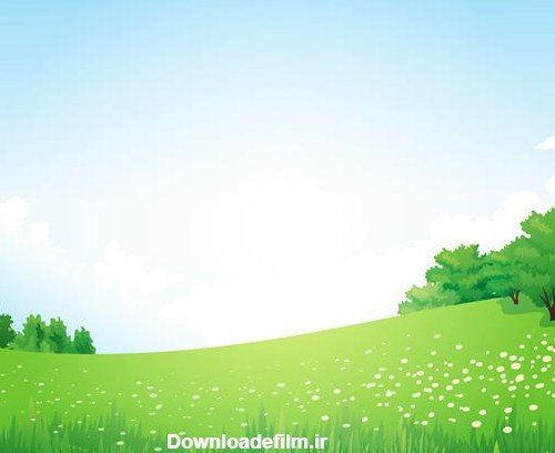  عکس چمن و گل طبیعی