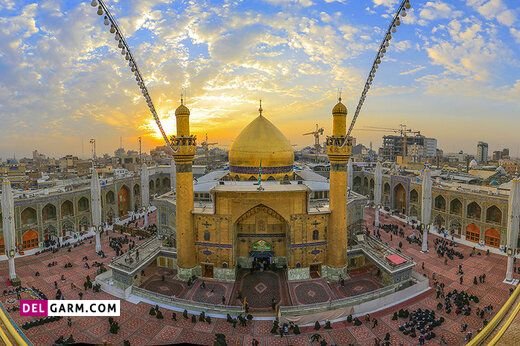عکس حرم حضرت علی برای پروفایل