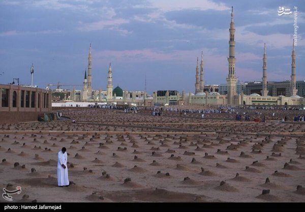  عکس مسجد النبی و قبرستان بقیع