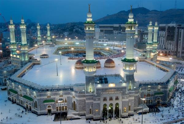  عکس مسجد النبی در شب