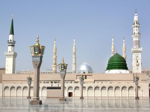  عکس مسجد النبی در شب