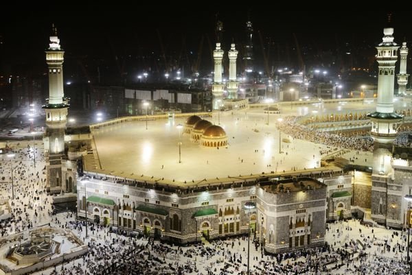  عکس مسجد النبی در شب