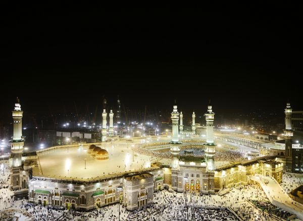  عکس مسجد النبی در شب
