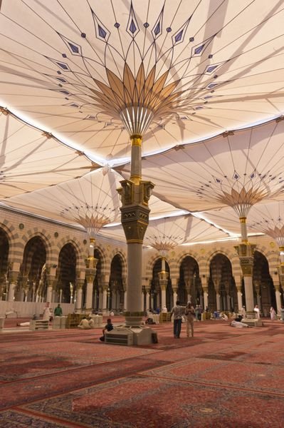  عکس مسجد النبی در شب