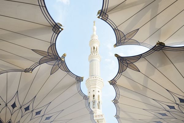  عکس مسجد النبی در شب