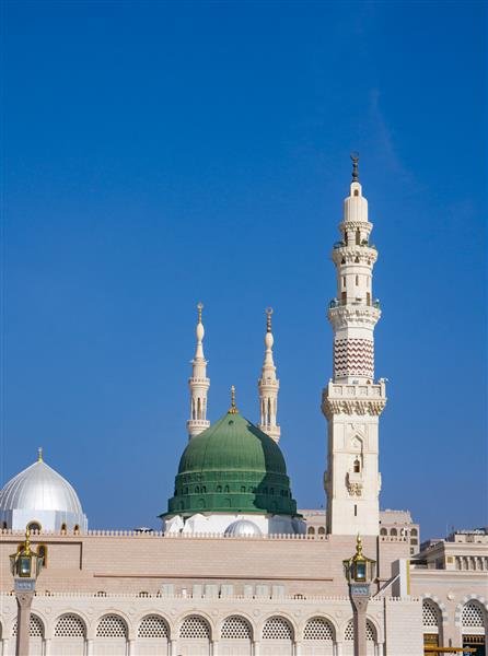  عکس مسجد النبی در شب
