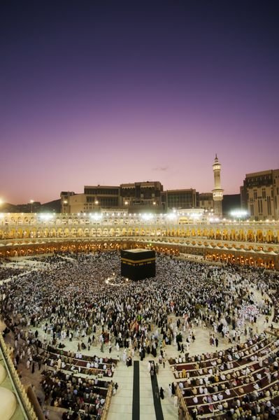  عکس مسجد النبی در شب