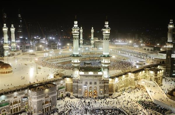  عکس مسجد النبی در شب