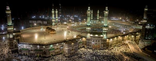  عکس مسجد النبی در شب