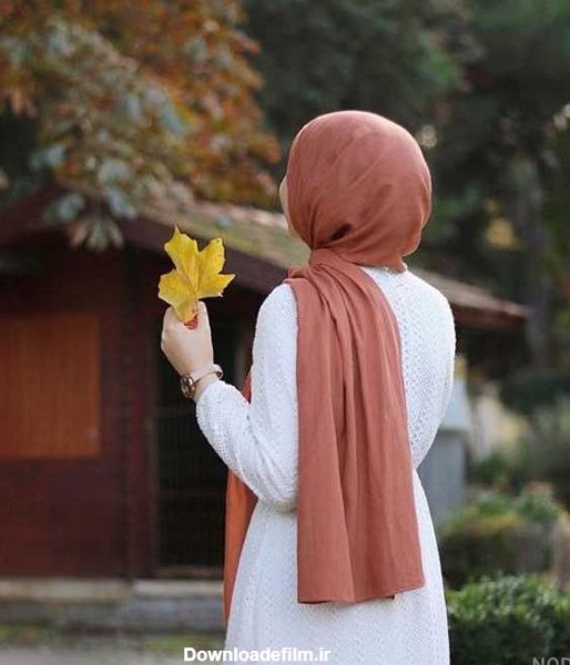 عکس پروفایل دختر چادری در پاییز
