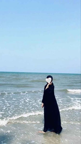  عکس پروفایل دختر با حجاب کنار دریا