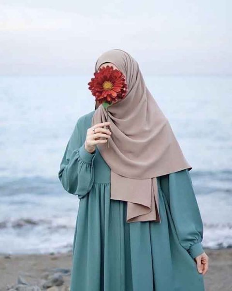  عکس پروفایل دختر با حجاب کنار دریا