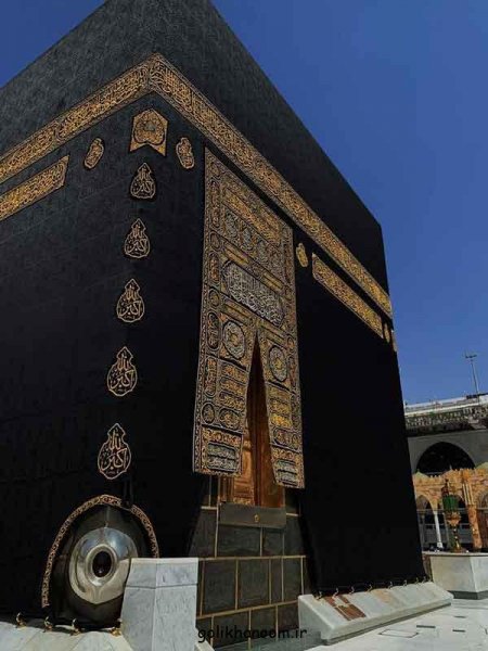  عکس خانه خدا در شب