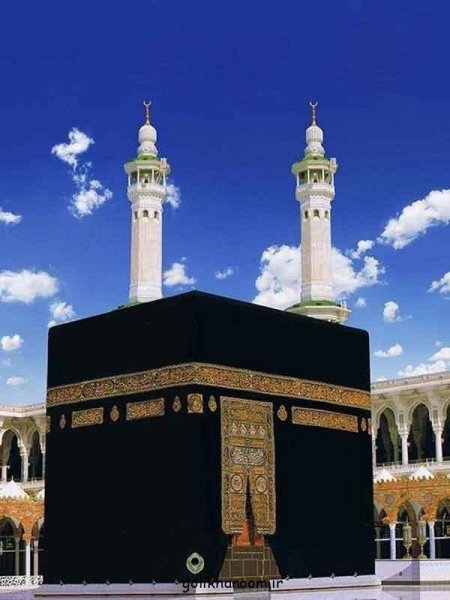  عکس خانه خدا در شب