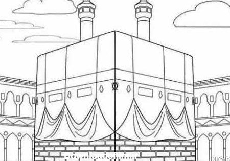  عکس کعبه برای نقاشی