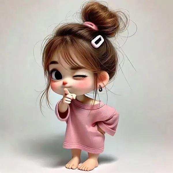 تصویر زمینه دخترانه عروسکی