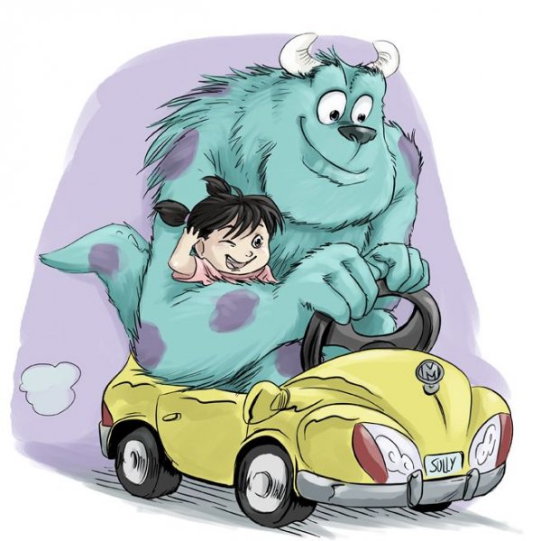  عکس سالیوان و بو برای پروفایل
