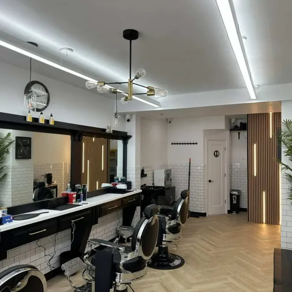  عکس آرایشگاه مردانه لوکس