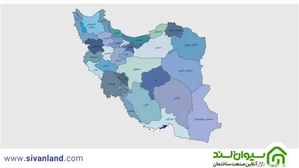  عکس نقشه ایران جدید