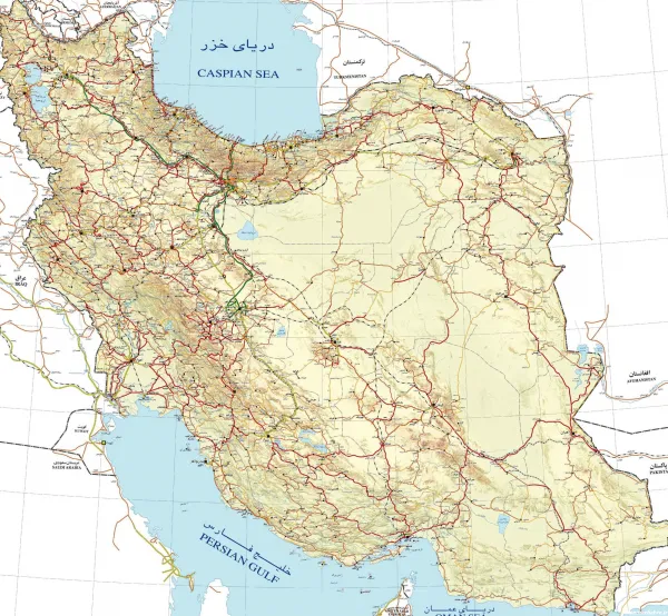  عکس نقشه ایران جدید