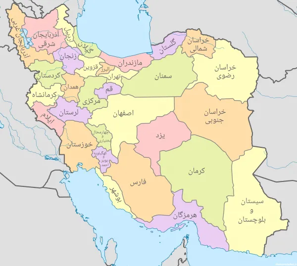  عکس نقشه ایران برای پروفایل اینستاگرام
