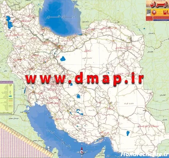  عکس نقشه ایران فانتزی