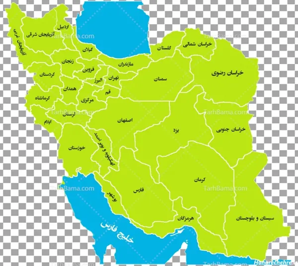  عکس نقشه ایران فانتزی