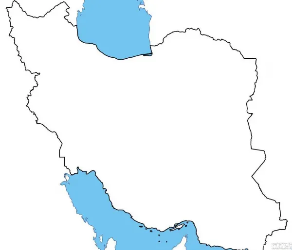  عکس نقشه ایران بدون نوشته