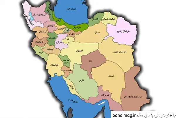  عکس نقشه ایران بدون نوشته