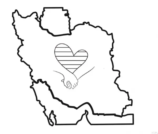  عکس نقشه ایران بدون نوشته
