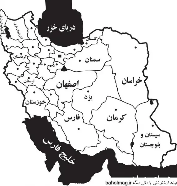  عکس نقشه ایران واضح