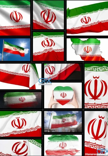  زیباترین عکس پرچم ایران