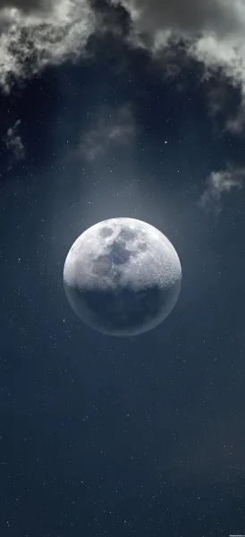  بک گراند مشکی ماه