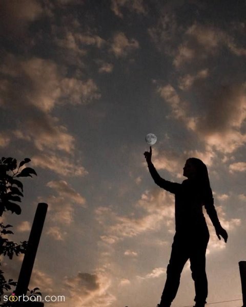 عکس ماه و خورشید فانتزی