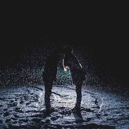  عکس زمینه مشکی عاشقانه