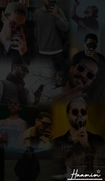  عکس حامیم با موهای باز