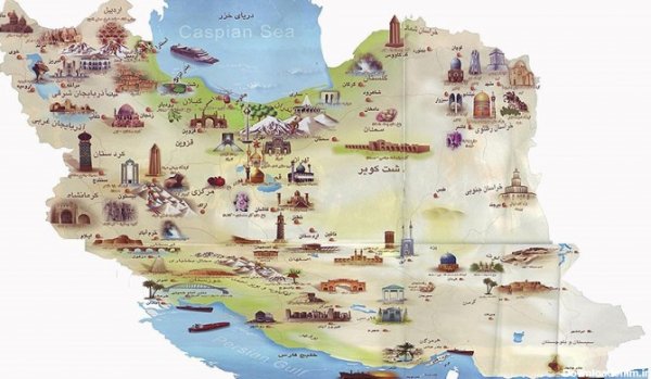  والپیپر نقشه ایران