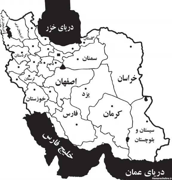  دانلود عکس نقشه ایران با کیفیت بالا