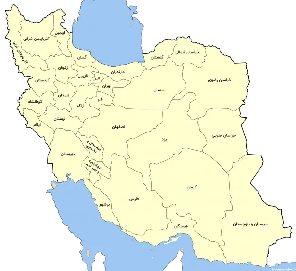  دانلود عکس نقشه ایران با کیفیت بالا