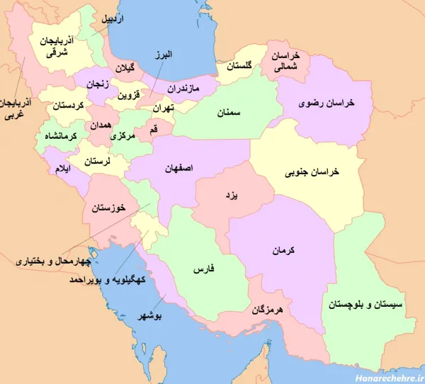  دانلود عکس نقشه ایران با کیفیت بالا