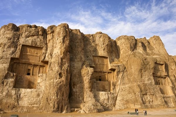  عکس تخت جمشید در زمان هخامنشیان
