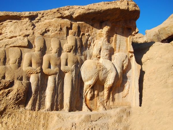  عکس تخت جمشید در زمان هخامنشیان
