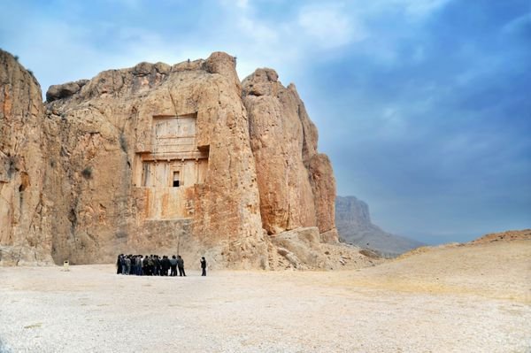  عکس تخت جمشید در زمان هخامنشیان
