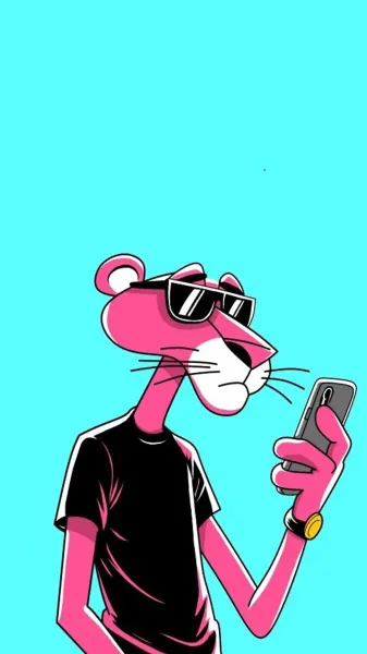  عکس پلنگ صورتی لاتی