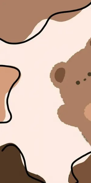  بک گراند قهوه ای فانتزی