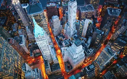  والپیپر شهر در شب